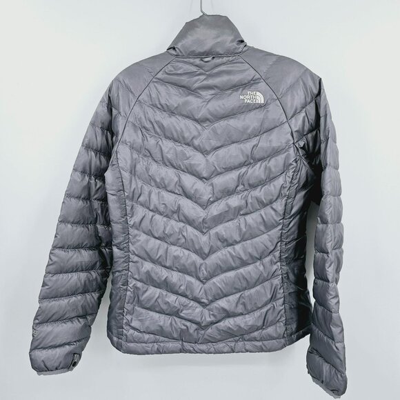 The North Face Womens Down Puffer Jacket Flare S Grey Nylon Packable Lightweight - Picture 12 of 15